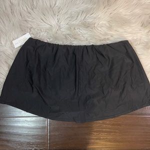 NWT Island Escape Black Swim Skirtini women’s Plus Size 22